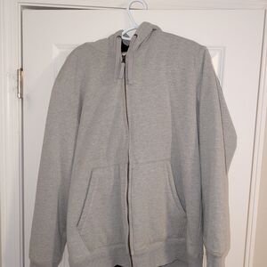 Men's Gray Hoodie Jacket